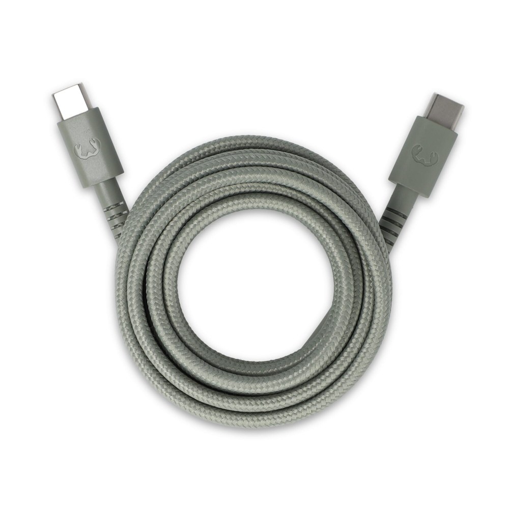 2UCC200 | Fresh 'Rebel USB-C to USB-C kabel 2.0m - Dried Green