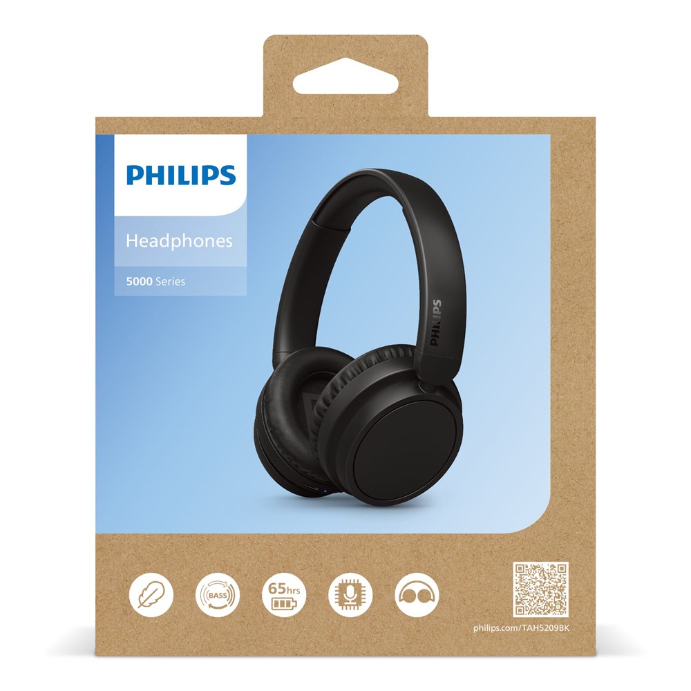 TAH5209 |Philips Bluetooth over ear koptelefoon met 65 uur speeltijd