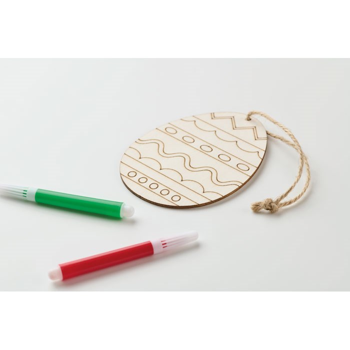 DREGG - Houten ei-schilder set